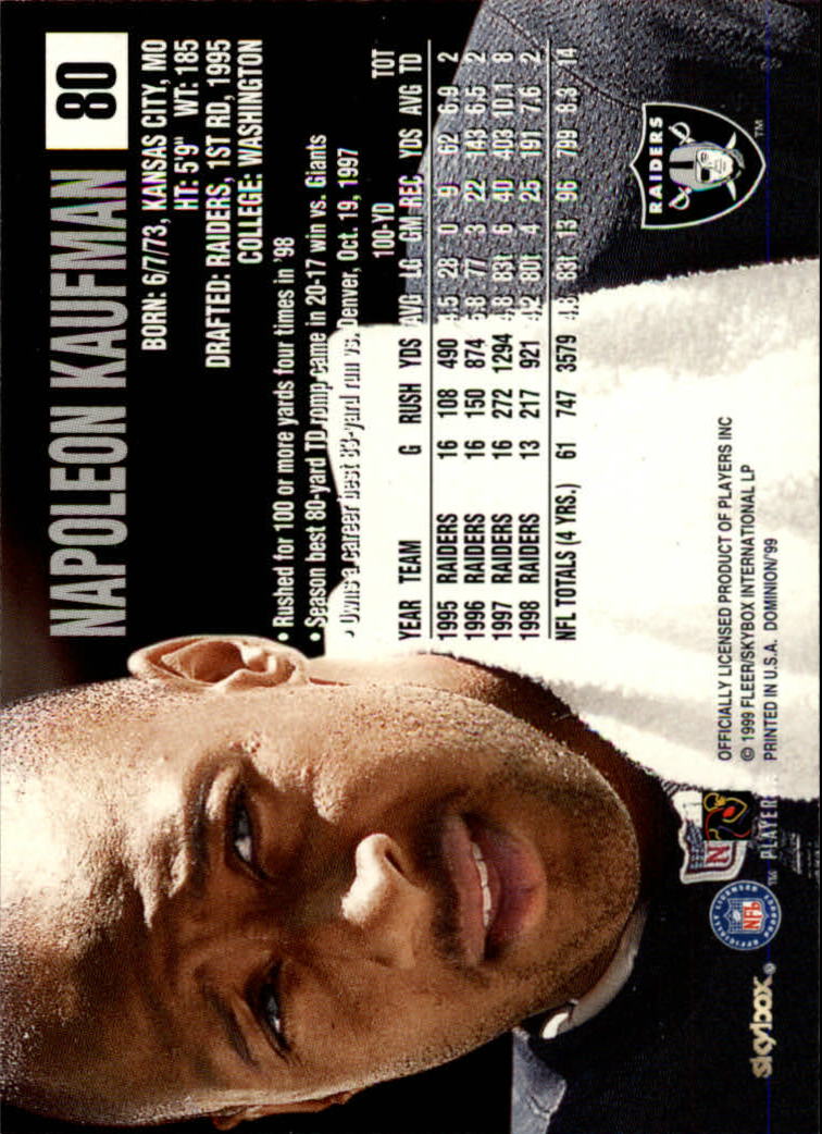 1999 SkyBox Dominion Football Card Pick