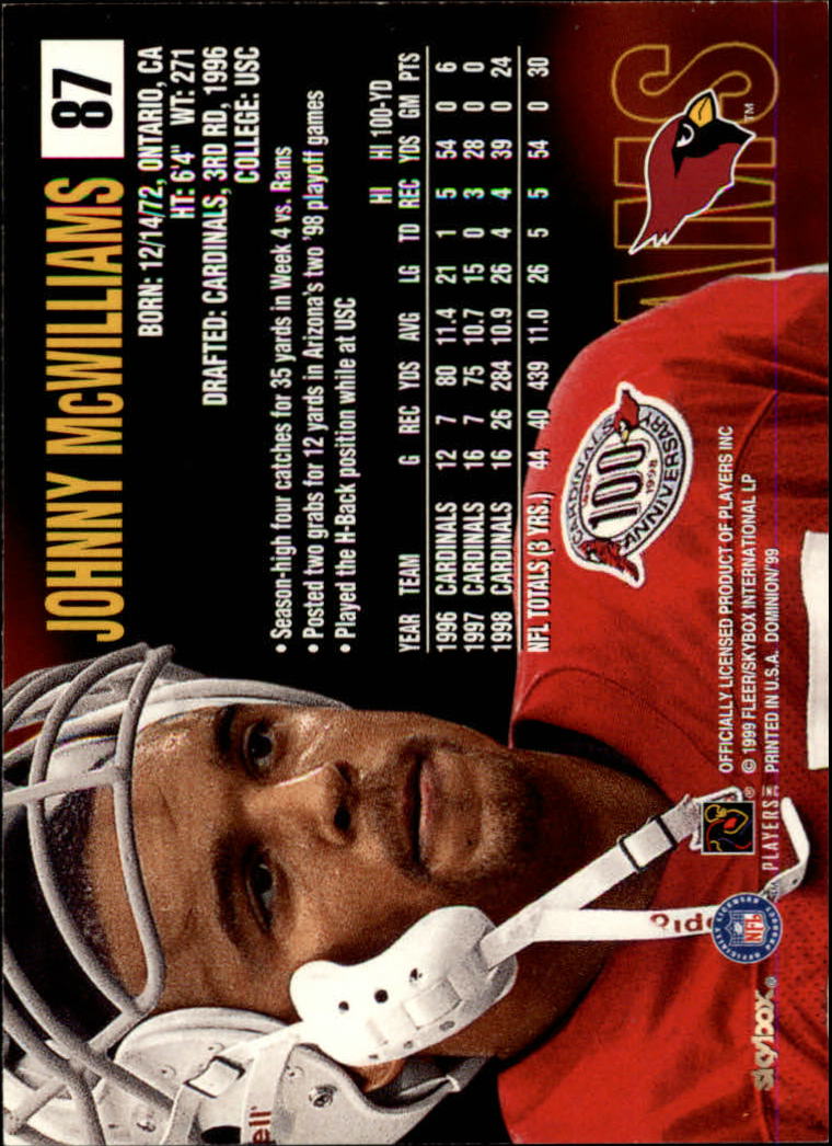 1999 SkyBox Dominion Football Card Pick