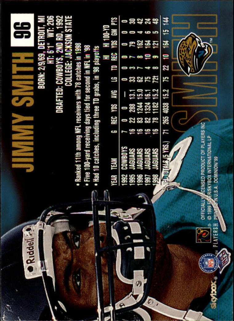 1999 SkyBox Dominion Football Card Pick