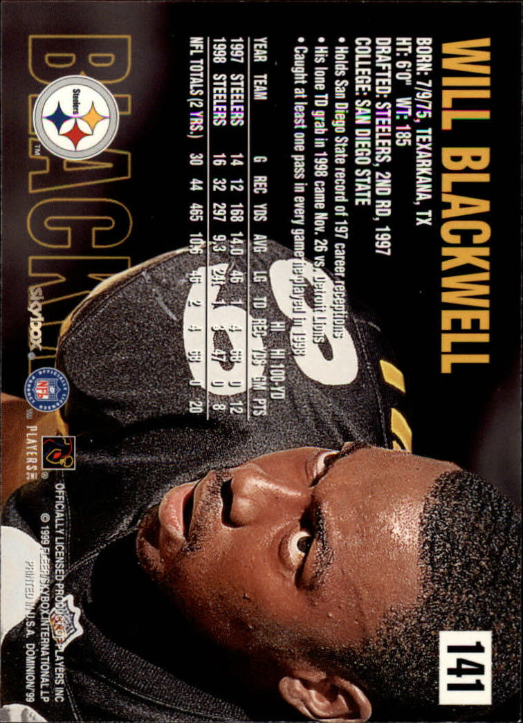 1999 SkyBox Dominion Football Card Pick