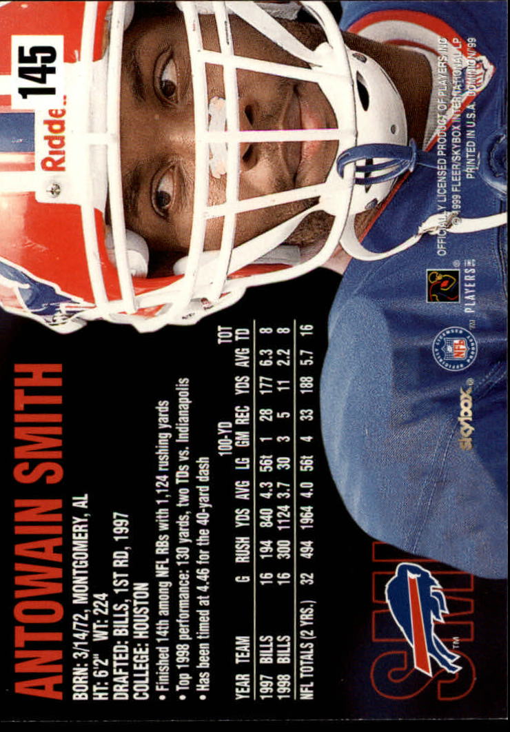 1999 SkyBox Dominion Football Card Pick