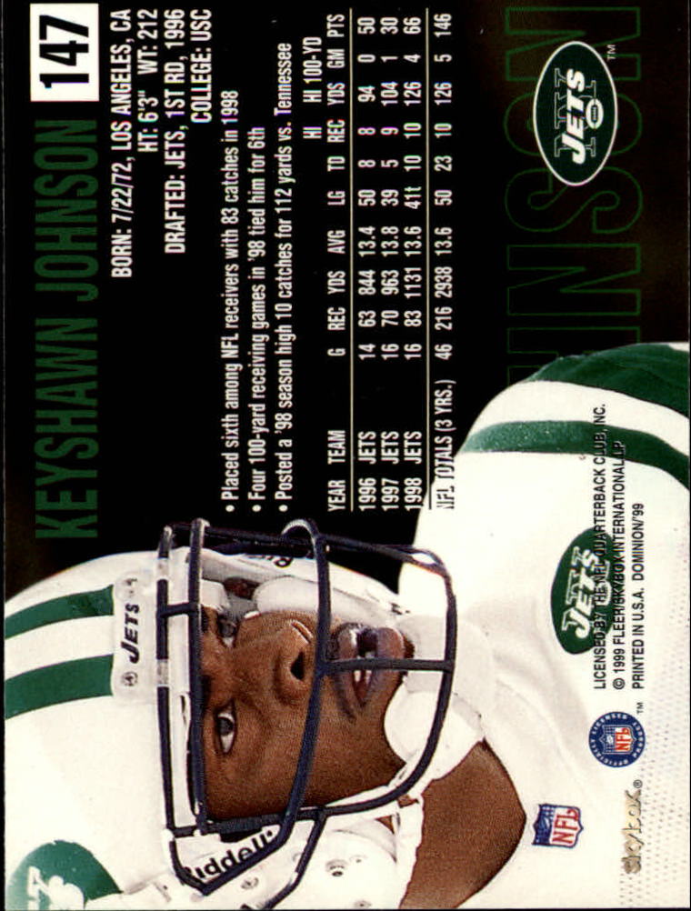 1999 SkyBox Dominion Football Card Pick