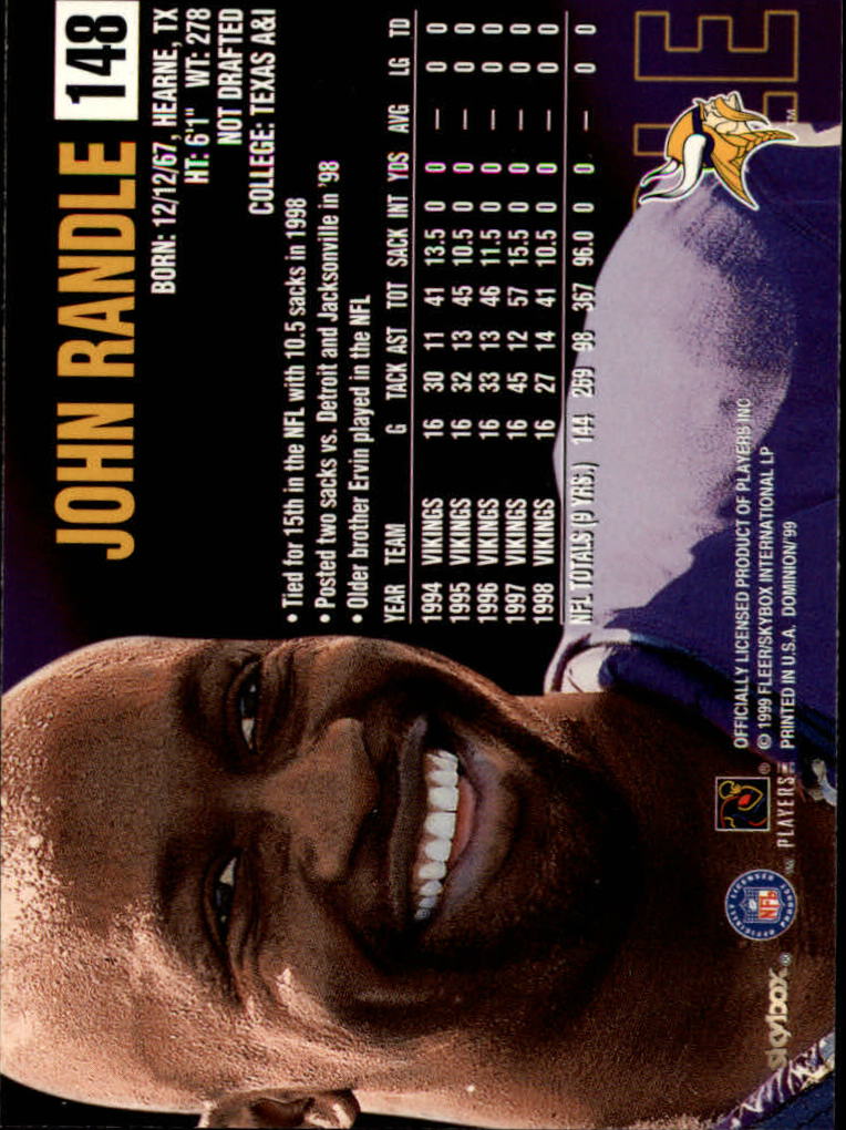 1999 SkyBox Dominion Football Card Pick