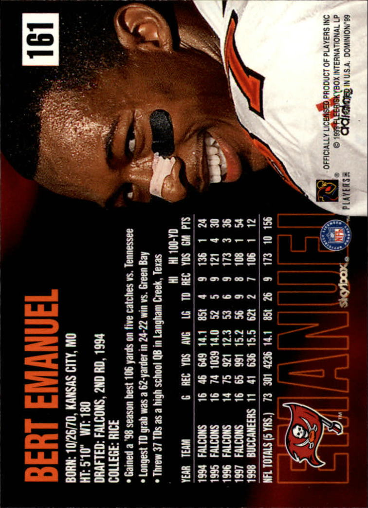 1999 SkyBox Dominion Football Card Pick