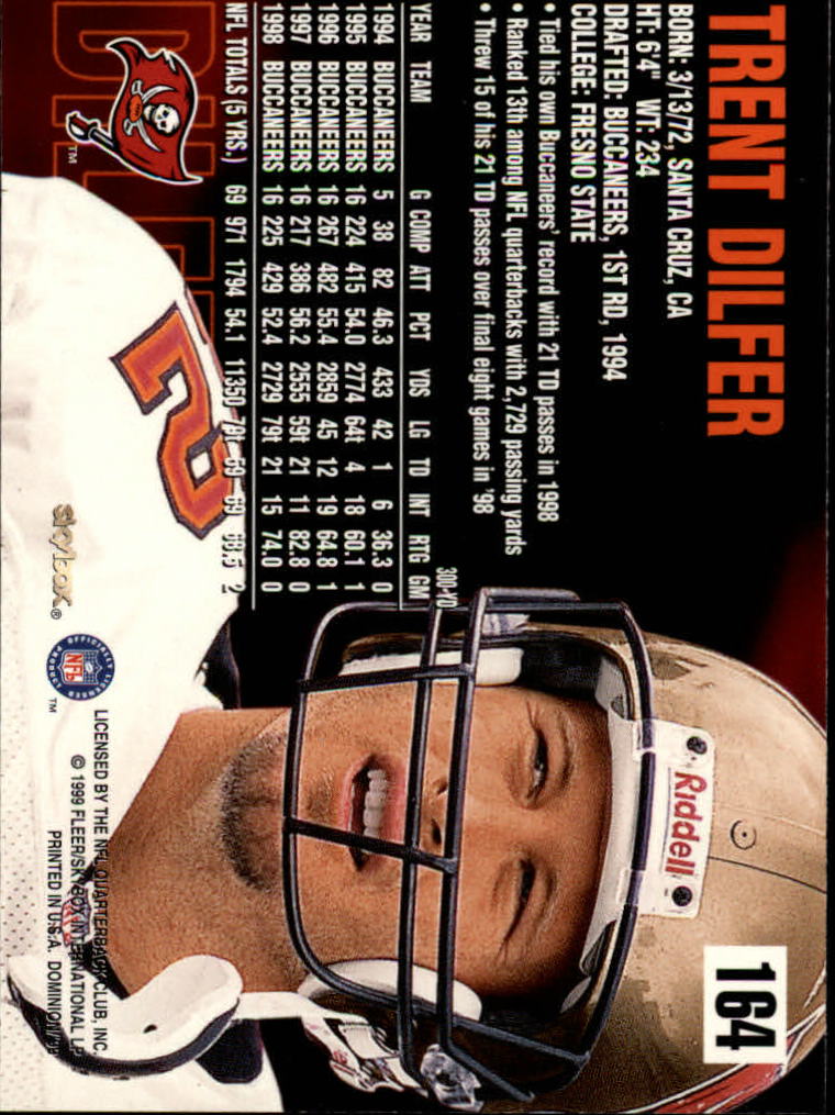 1999 SkyBox Dominion Football Card Pick