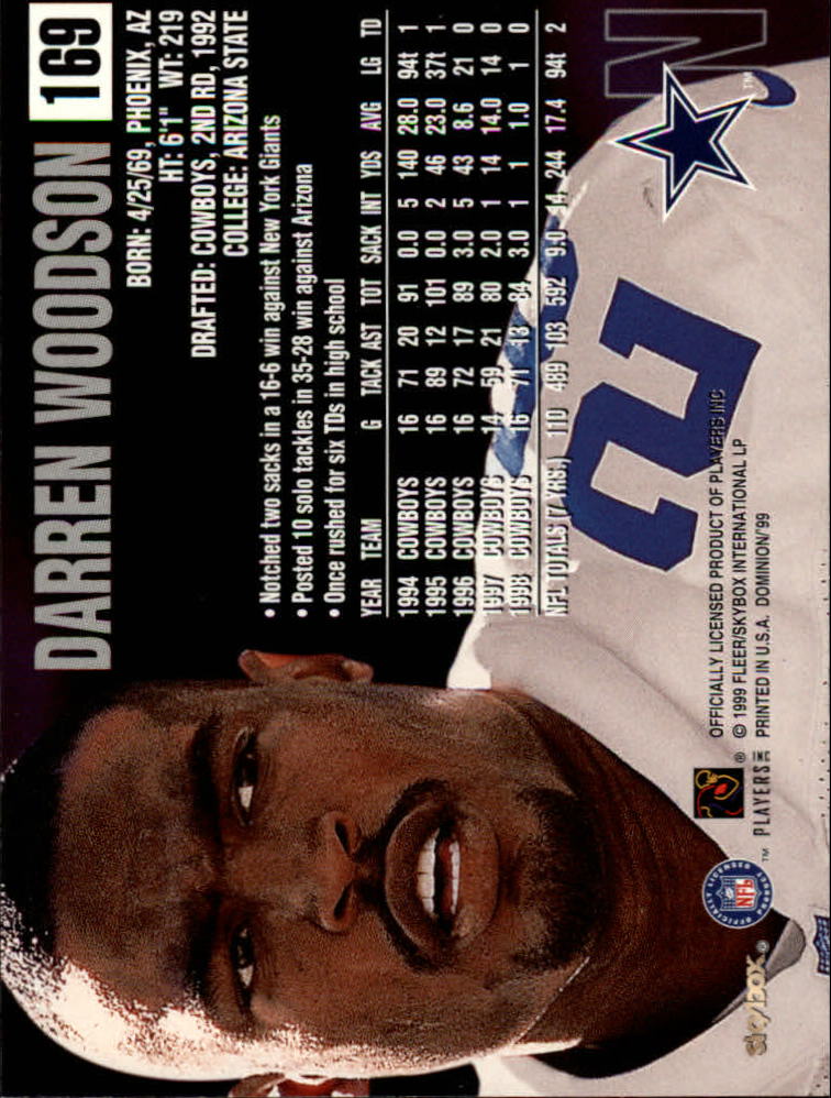 1999 SkyBox Dominion Football Card Pick