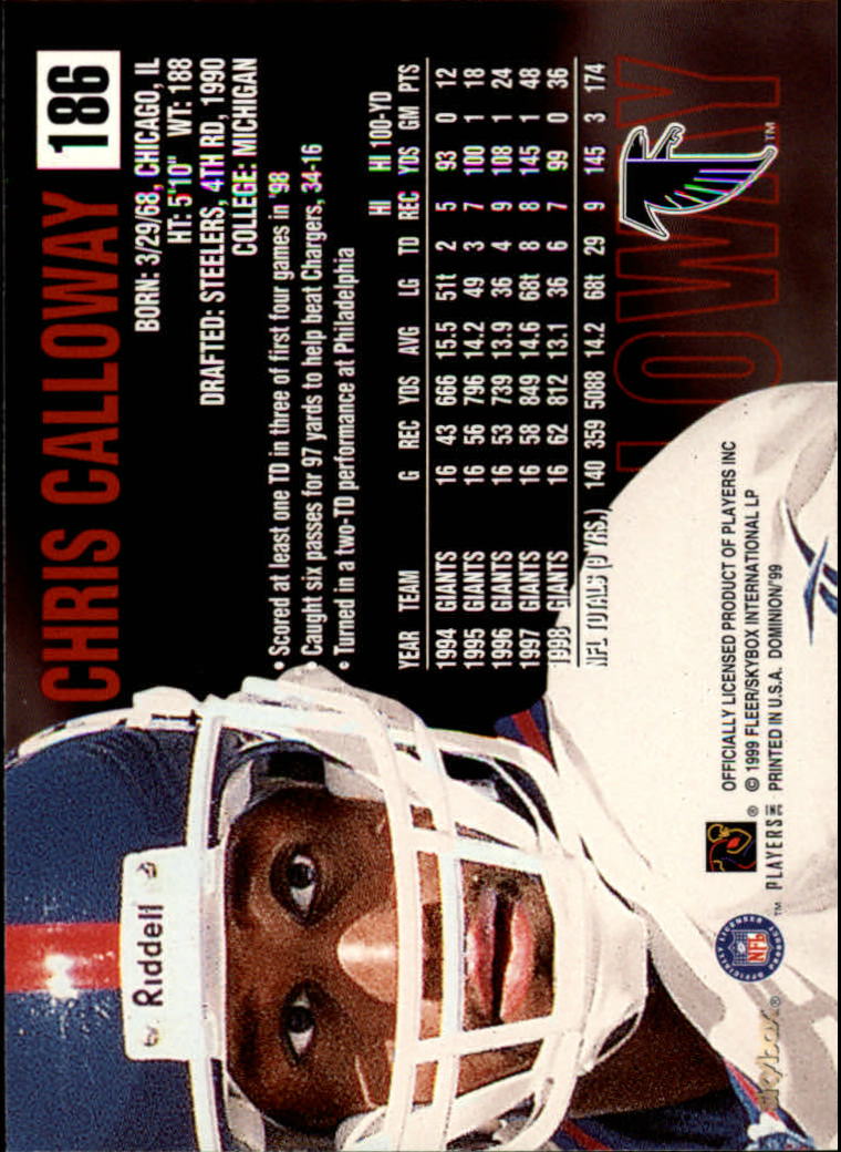 1999 SkyBox Dominion Football Card Pick