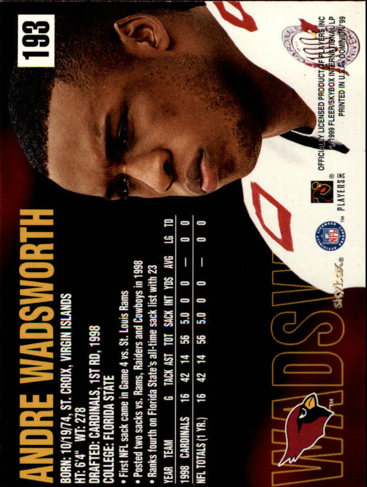 1999 SkyBox Dominion Football Card Pick