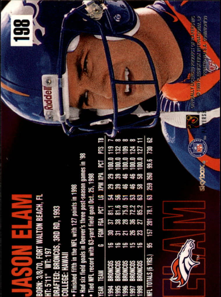 1999 SkyBox Dominion Football Card Pick