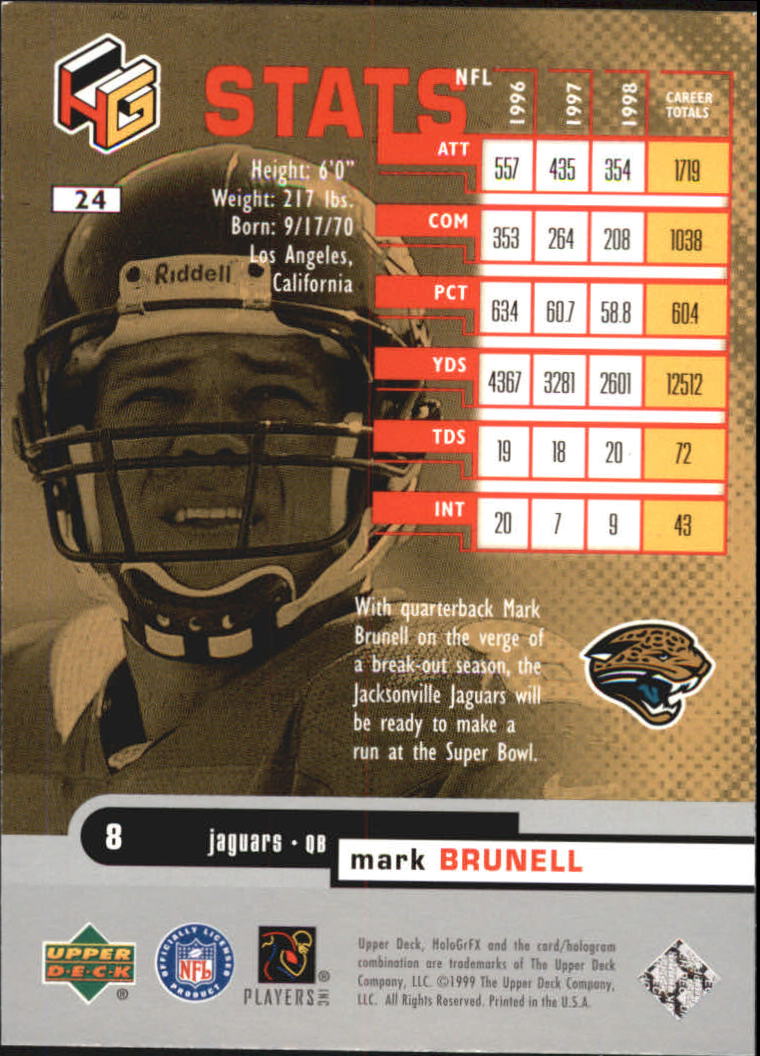 1999 Upper Deck HoloGrFX Football Card Pick