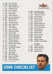 2000 Fleer Tradition Football Card Pick 251-400 - Picture 276 of 277