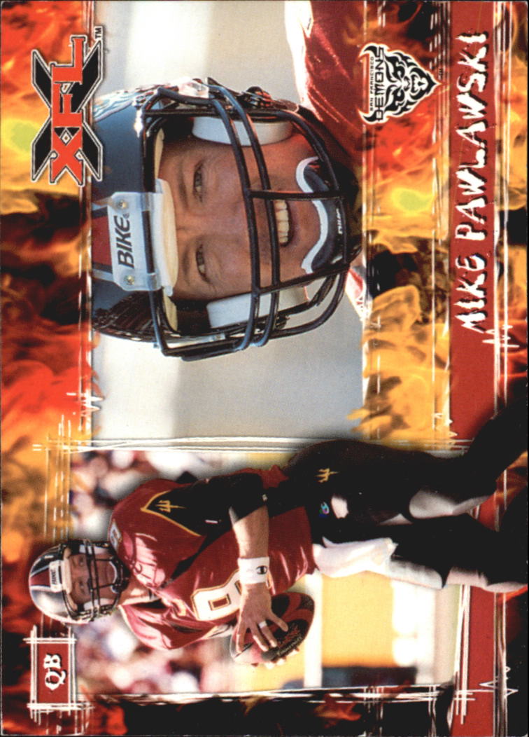 Brandon Sanders 2001 Topps XFL Football Card #62 - Las Vegas