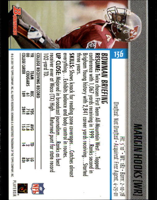 2001 Bowman Football Card Pick