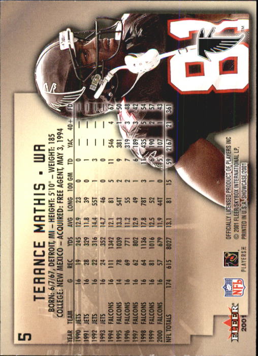 2001 Fleer Showcase Football Card Pick - Picture 9 of 225
