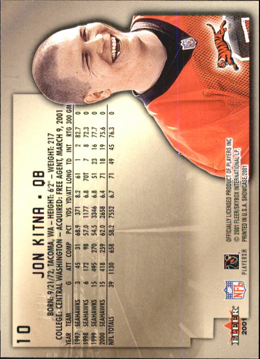 2001 Fleer Showcase Football Card Pick - Picture 19 of 225