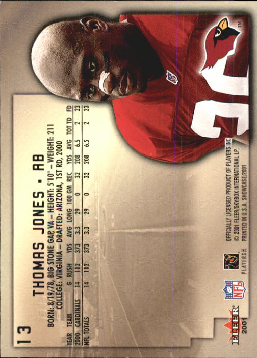 2001 Fleer Showcase Football Card Pick - Picture 25 of 225