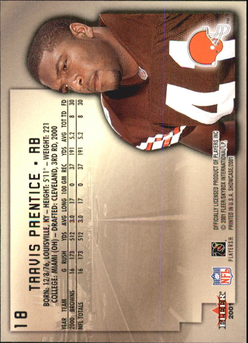 2001 Fleer Showcase Football Card Pick - Picture 33 of 225