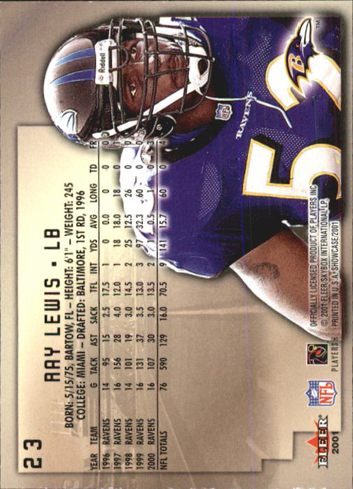 2001 Fleer Showcase Football Card Pick - Picture 43 of 225