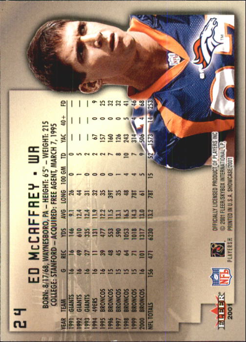 2001 Fleer Showcase Football Card Pick - Picture 45 of 225