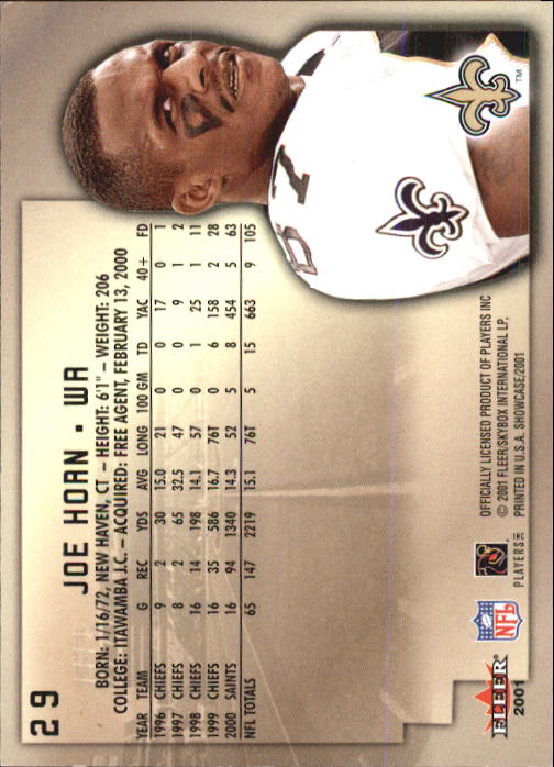 2001 Fleer Showcase Football Card Pick - Picture 55 of 225