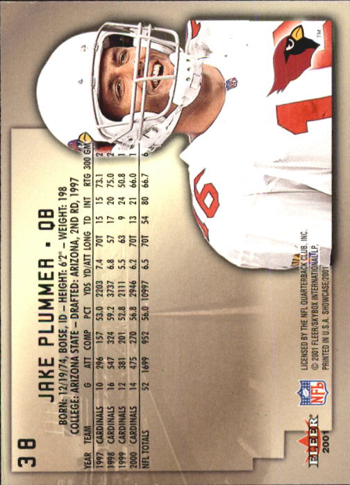 2001 Fleer Showcase Football Card Pick - Picture 73 of 225