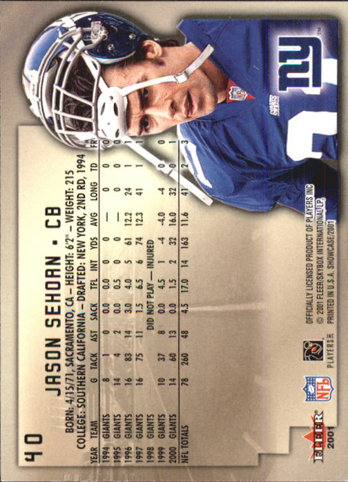 2001 Fleer Showcase Football Card Pick - Picture 77 of 225