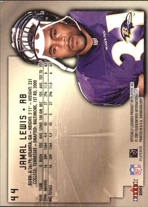 2001 Fleer Showcase Football Card Pick - Picture 85 of 225