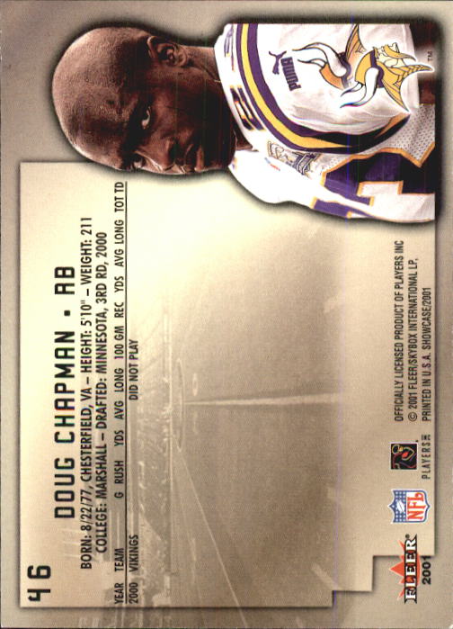 2001 Fleer Showcase Football Card Pick - Picture 89 of 225