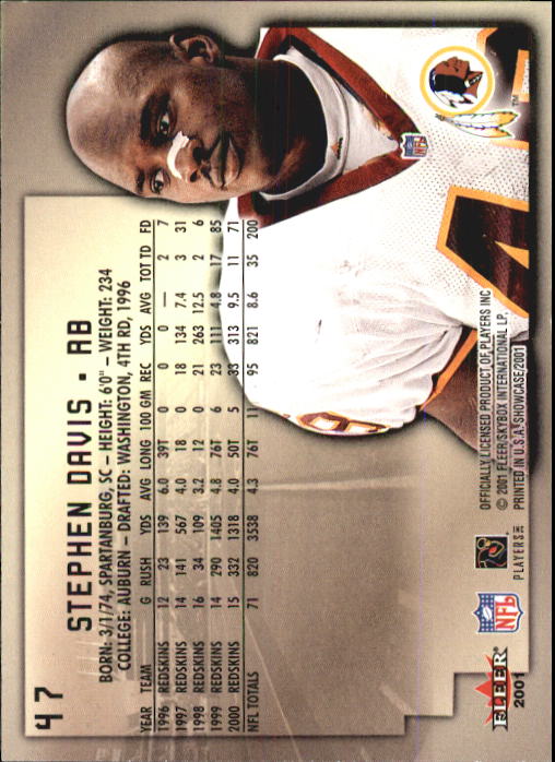 2001 Fleer Showcase Football Card Pick - Picture 91 of 225