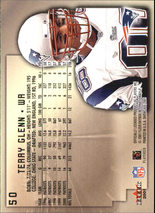 2001 Fleer Showcase Football Card Pick - Picture 97 of 225