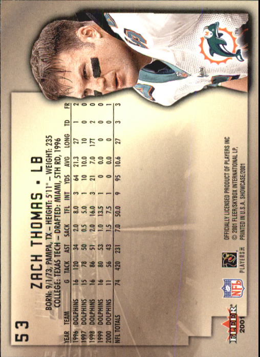 2001 Fleer Showcase Football Card Pick - Picture 103 of 225