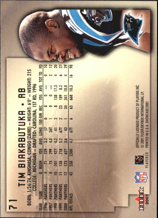 2001 Fleer Showcase Football Card Pick - Picture 135 of 225