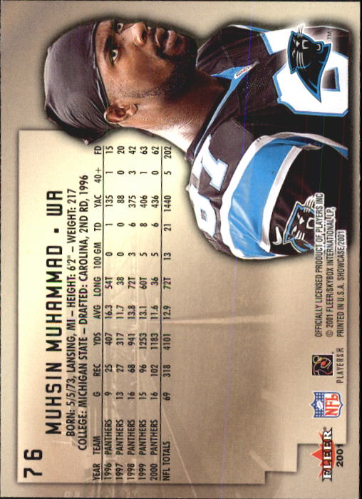 2001 Fleer Showcase Football Card Pick - Picture 145 of 225