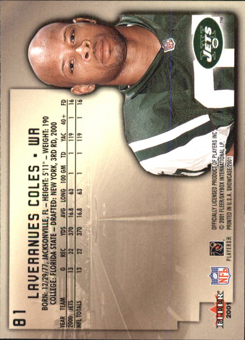 2001 Fleer Showcase Football Card Pick - Picture 155 of 225