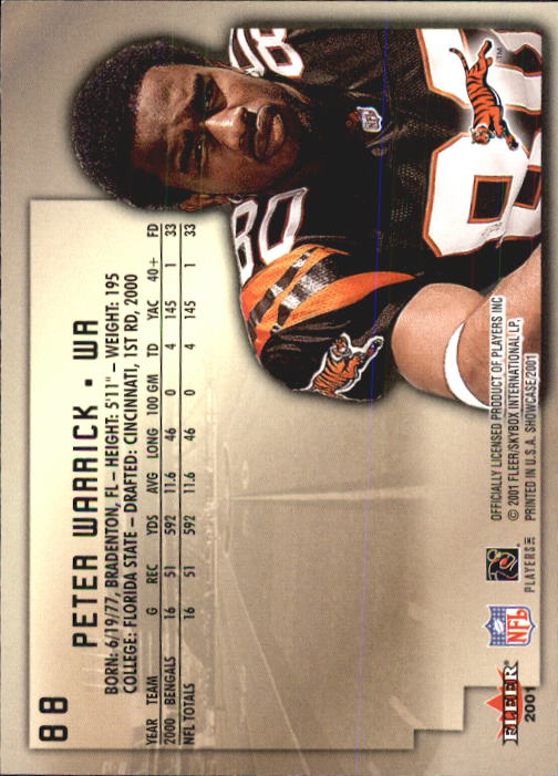 2001 Fleer Showcase Football Card Pick - Picture 167 of 225