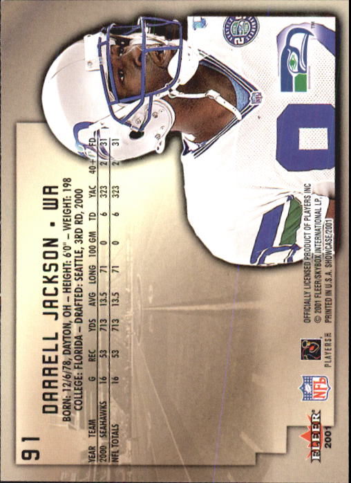 2001 Fleer Showcase Football Card Pick - Picture 173 of 225