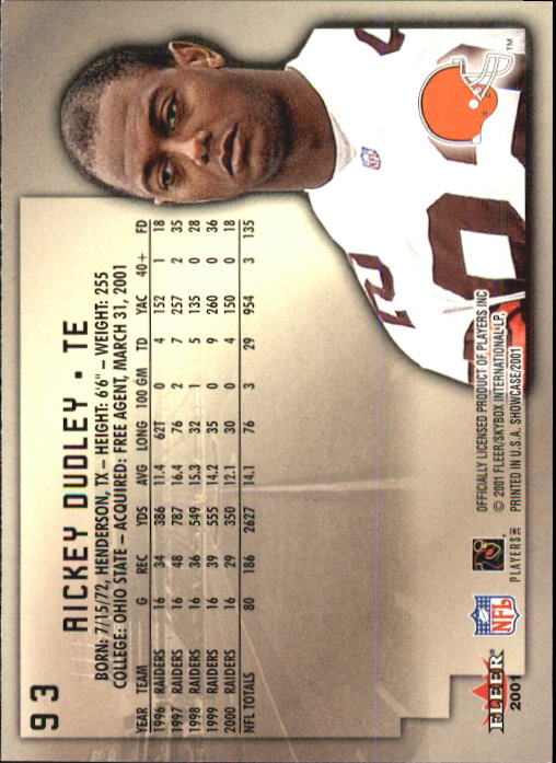 2001 Fleer Showcase Football Card Pick - Picture 177 of 225