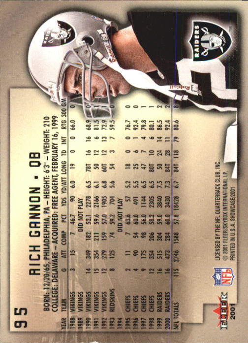 2001 Fleer Showcase Football Card Pick - Picture 181 of 225