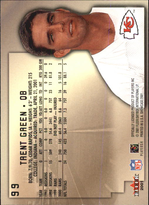 2001 Fleer Showcase Football Card Pick - Picture 189 of 225