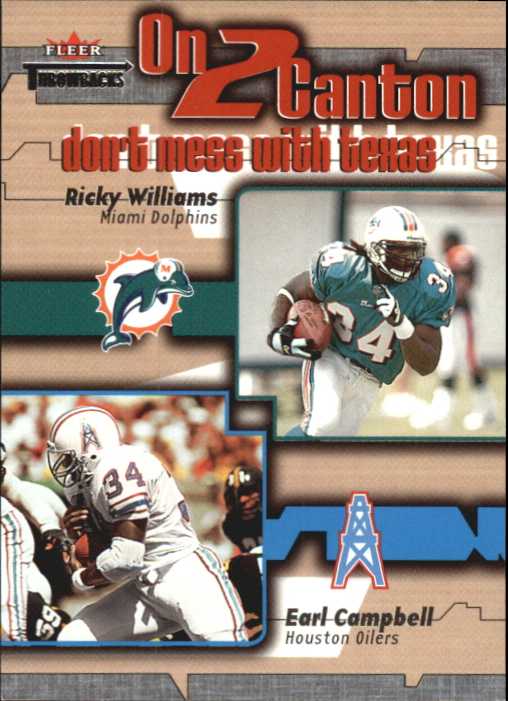 2002 Fleer Throwbacks Football On 2 Canton YOU PICK - Picture 10 of 11