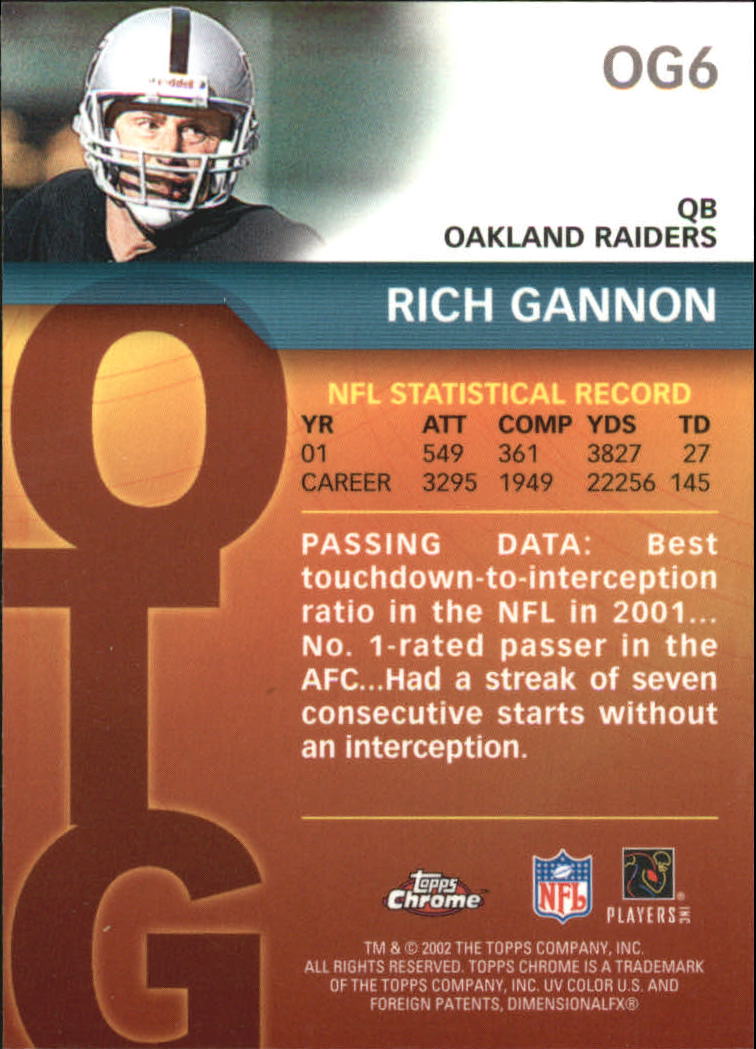 2002 Topps Chrome Football Part 2 Insert and Parallel Cards - Picture 9 of 84