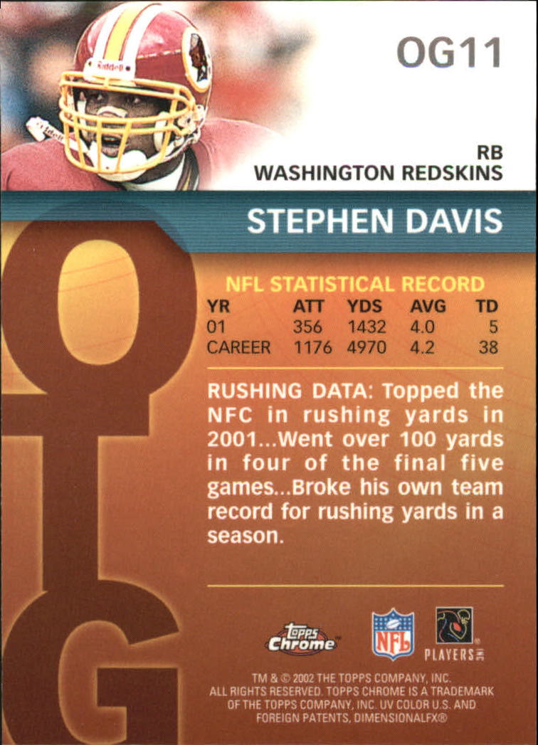 2002 Topps Chrome Football Part 2 Insert and Parallel Cards - Picture 15 of 84