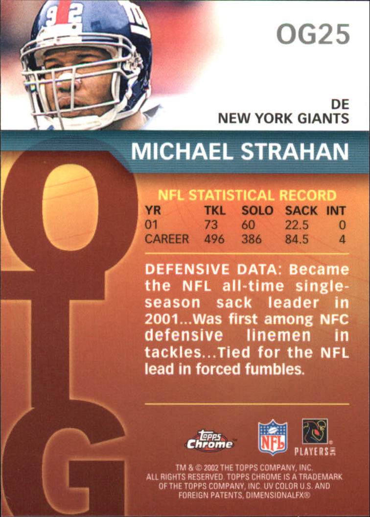 2002 Topps Chrome Football Part 2 Insert and Parallel Cards - Picture 33 of 84