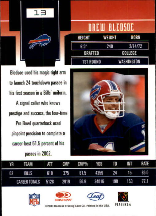 2003 Leaf Certified Materials Football - Picture 27 of 300