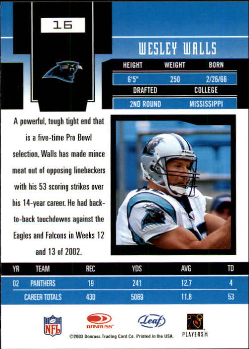 2003 Leaf Certified Materials - #18 Julius Peppers