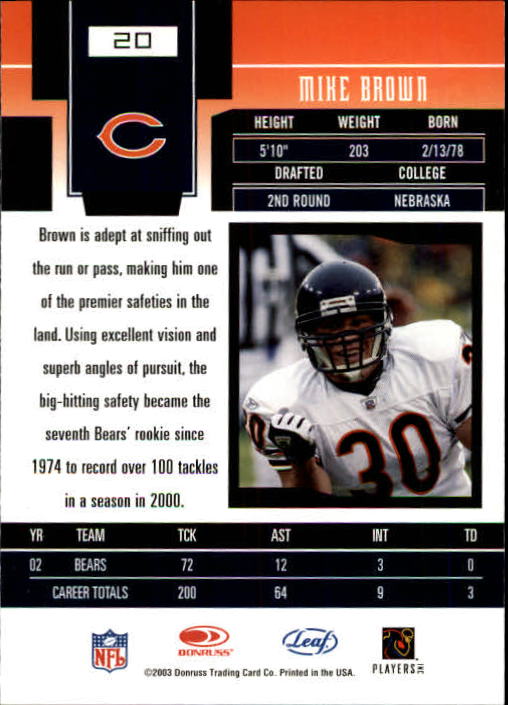 2003 Leaf Certified Materials Football - Picture 41 of 300