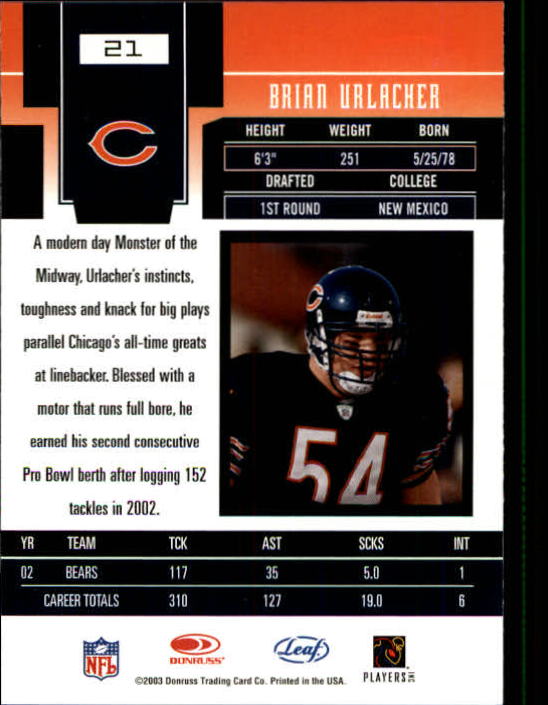 2003 Leaf Certified Materials Football - Picture 43 of 300