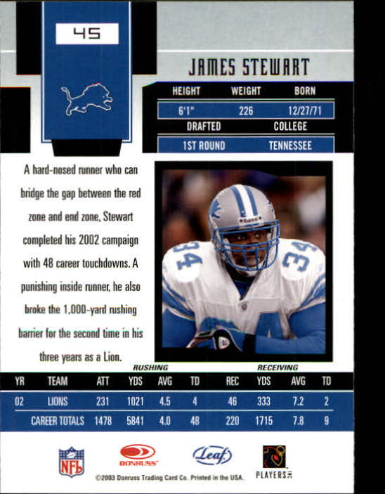 2003 Leaf Certified Materials - #18 Julius Peppers