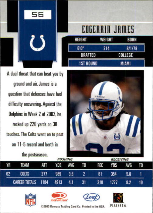 2003 Leaf Certified Materials Football - Picture 113 of 300