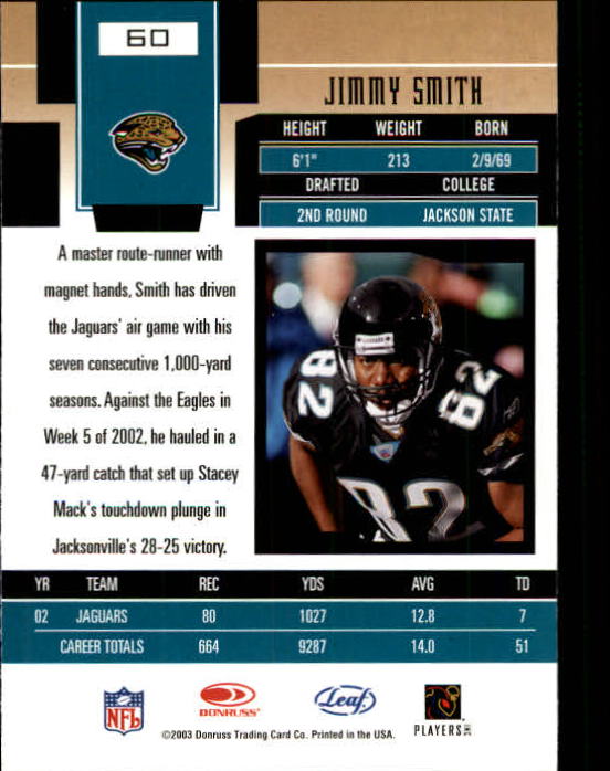 2003 Leaf Certified Materials - #18 Julius Peppers